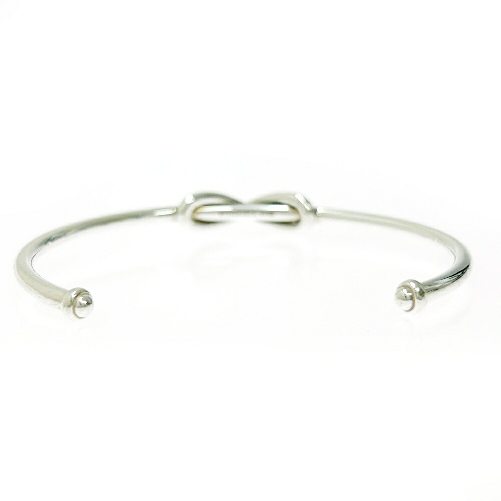 TIFFANY Co Silver Infinity Bangle - image 3